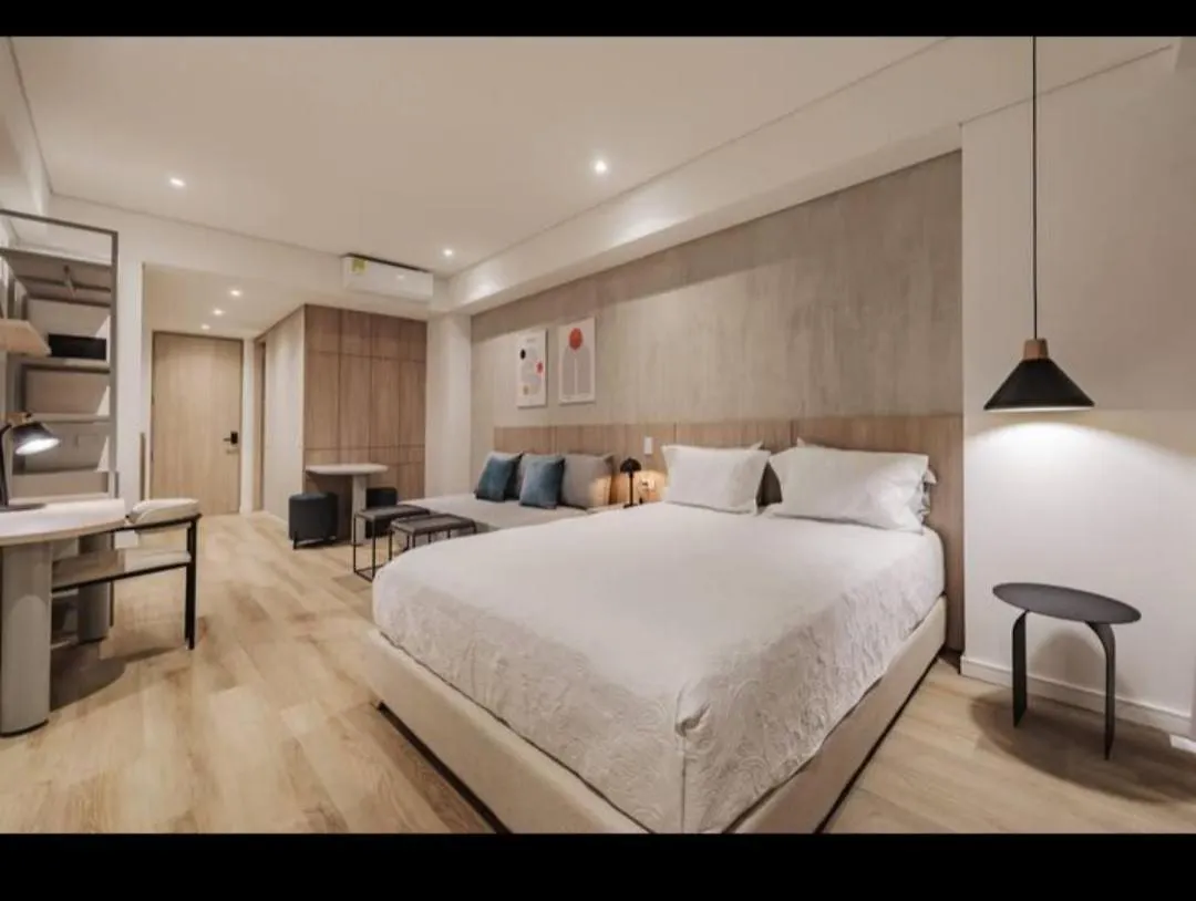New Loft 38 Mt In Laureles, Ac, Internet, Jacuzzis, 1 Queen Bed & 1 Sofabed Medellín 0*,